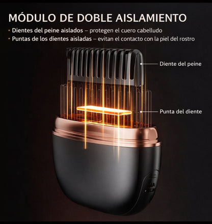 Cepillo Alisador Portátil Inalámbrico USB