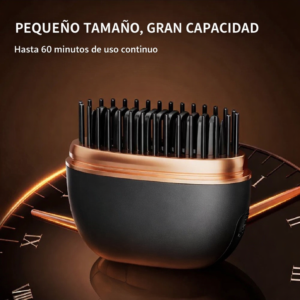 Cepillo Alisador Portátil Inalámbrico USB