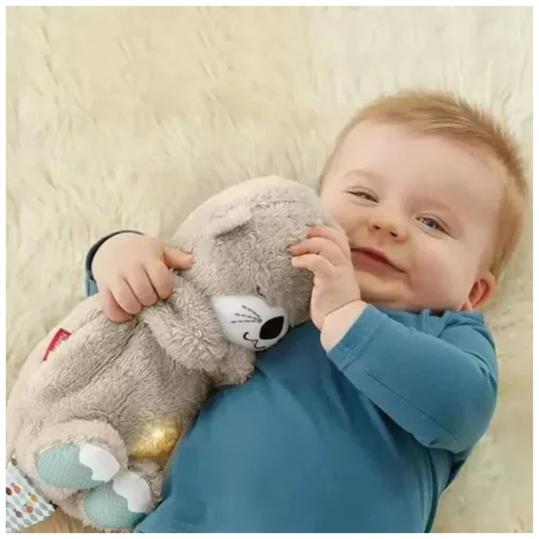 Peluche Nutria Sensorial con Respiración Realista (Gris O Rosa)