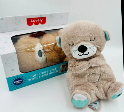 Peluche Nutria Sensorial con Respiración Realista (Gris O Rosa)